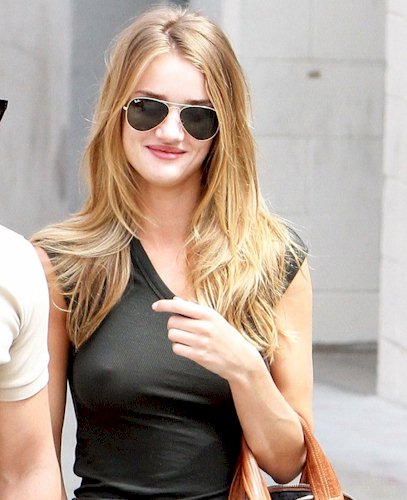 Here's the new Megan Fox Rosie HuntingtonWhiteley out and about with her 