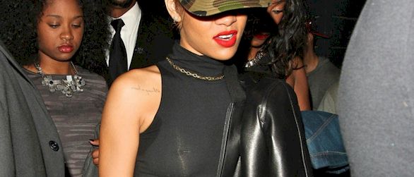 Rihanna See Through at a Party