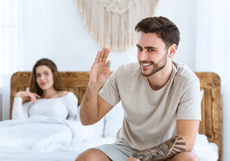 man with a dick pill