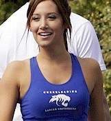 Ashley Tisdale is sporty