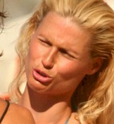 Michelle Hunziker bikini candids