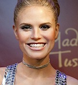 Heidi Klum wax doll