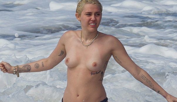 Nsfw miley cyrus gets naked
