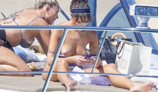 In on bikini victoria a yacht leaked sexy sunbathing silvstedt