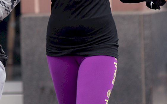 Vanessa Hudgens Purple Camel Toe.
