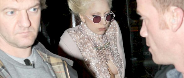 Lady GaGa under boob