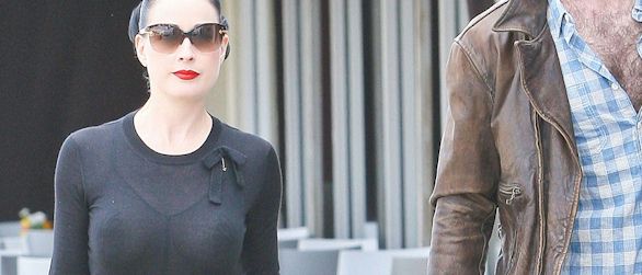 Dita Von Teese see through