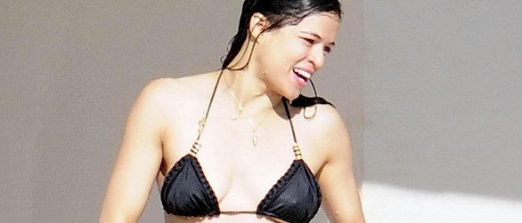 Michelle Rodriguez bikini butt