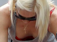 Gwen Stefani Downblouse