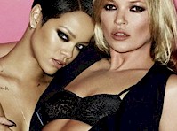 Rihanna and Kate Moss