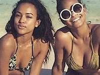 Karrueche Tran and Christina Milian