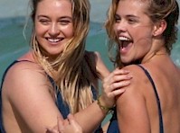 Nina Agdal and Iskra Lawrence