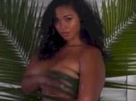 Xxx Tabria - Tabria Majors Wears Palm Leaves for Sports Illustrated! â€“ The Nip Slip