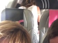 Airplane sex couple
