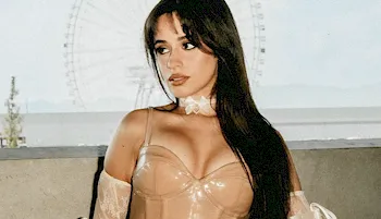 Latina babe looking sultry in lingerie