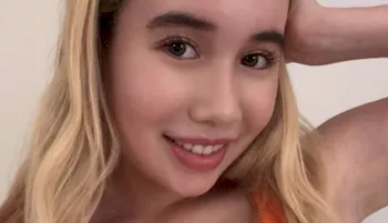Close up of Lil Tay smiling