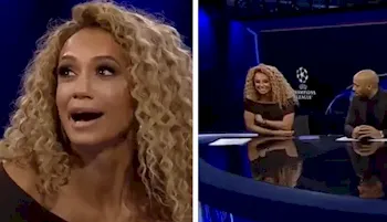 Woman suffers wardrobe malfunction on TV