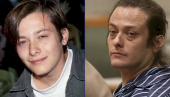 Close up of young Edward Furlong vs old Edward Furlong