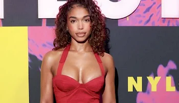 Lori Harvey in a Sexy Red Dress!