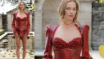 Margot Robbie Leggy at Wuthering Heights Photocall!