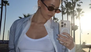 Vanessa Mai Braless in LA!