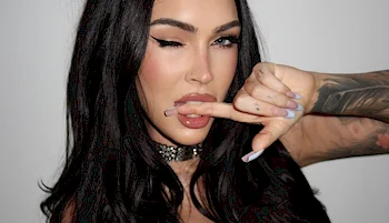 Megan Fox in Sultry Sheer Lingerie!