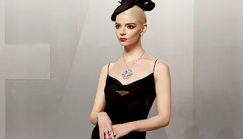 Anya Taylor-Joy Lewd Legs in Pantyhose at 2026 Vanity Fair Oscar Party!