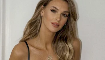 Close up of beautiful blonde with long hair