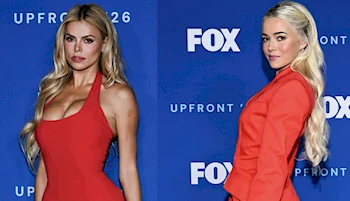 Brooks Nader And Livvy Dunne Sexy In Red At Fox Upfront 2026!