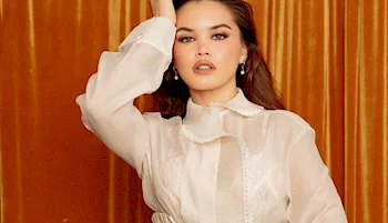 Paris Berelc In See Through Outfit For A Photoshoot!