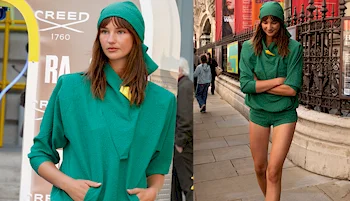 Mia Regan Flaunts Legs In A Green Outfit!