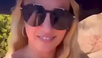 Britney Spears Nip Slip When Riding A Horse Topless!