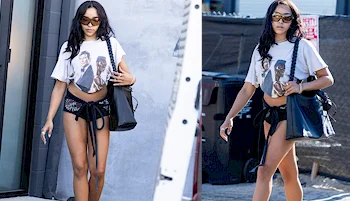 Tinashe Showing ALL Of Her Legs!