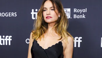 Lily James Braless At ‘Bad Lieutenant: Tokyo’ Premiere At ‘TIFF’!